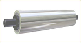 Double Jacated Spiral Cooling Roller
